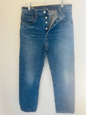 501 ORIGINAL CROPPED WOMEN'S JEANS Size 29W x 26L - Size 2 Petite/Short